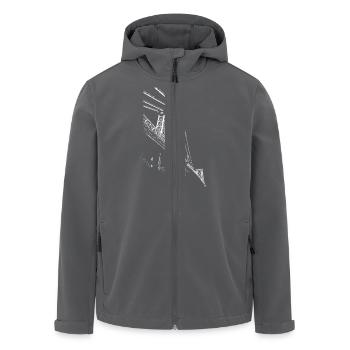 Williamsburg Bridge - Recycelte Männer Softshell-Jacke von Stanley/Stella - Anthrazit - Vorne - AI Model Male 185 light (185cm)