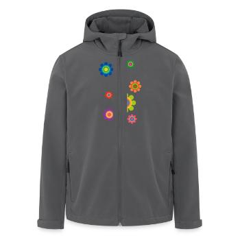 limited edition 03 rund - Recycelte Männer Softshell-Jacke von Stanley/Stella - Anthrazit - Vorne - AI Model Male 185 light (185cm)