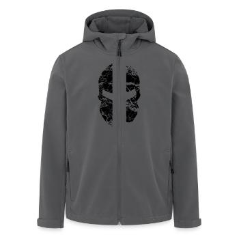 spartan helmet new - Recycelte Männer Softshell-Jacke von Stanley/Stella - Anthrazit - Vorne - AI Model Male 185 light (185cm)