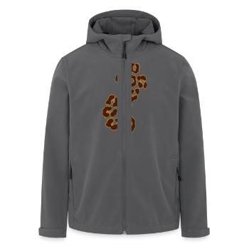 Leopard_V1 - Recycelte Männer Softshell-Jacke von Stanley/Stella - Anthrazit - Vorne - AI Model Male 185 light (185cm)