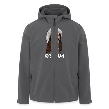 Yes, we Khan - Recycelte Männer Softshell-Jacke von Stanley/Stella - Anthrazit - Vorne - AI Model Male 185 light (185cm)