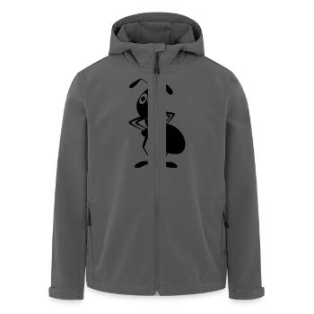 Ameise - Recycelte Männer Softshell-Jacke von Stanley/Stella - Anthrazit - Vorne - AI Model Male 185 light (185cm)