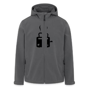 Toaster - Recycelte Männer Softshell-Jacke von Stanley/Stella - Anthrazit - Vorne - AI Model Male 185 light (185cm)