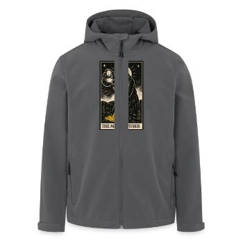 Meadmother Tarotkarte Kunstdruck - Recycelte Männer Softshell-Jacke von Stanley/Stella - Anthrazit - Vorne - AI Model Male 185 light (185cm)
