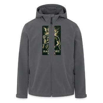 Hardcore-Punk (Karte VIII) - Recycelte Männer Softshell-Jacke von Stanley/Stella - Anthrazit - Vorne - AI Model Male 185 light (185cm)