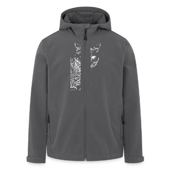 britisch Kurzhaar Katze Katze schwarz Katzen - Recycelte Männer Softshell-Jacke von Stanley/Stella - Anthrazit - Vorne - AI Model Male 185 light (185cm)