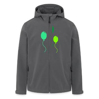 luftballons - Recycelte Männer Softshell-Jacke von Stanley/Stella - Anthrazit - Vorne - AI Model Male 185 light (185cm)