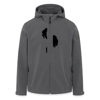 Mutter - Recycelte Männer Softshell-Jacke von Stanley/Stella - Anthrazit - Vorne - AI Model Male 185 light (185cm)
