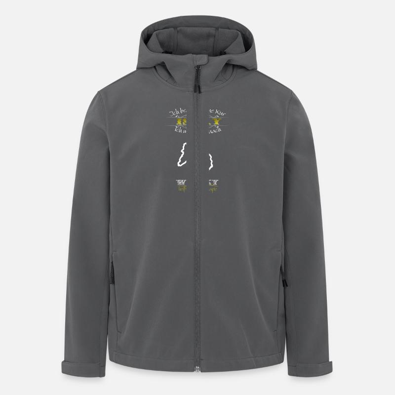 islay therapie - Recycelte Männer Softshell-Jacke von Stanley/Stella - Anthrazit