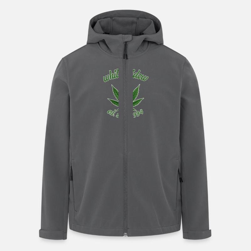 white widow -est. since 1994 - Recycelte Männer Softshell-Jacke von Stanley/Stella - Anthrazit
