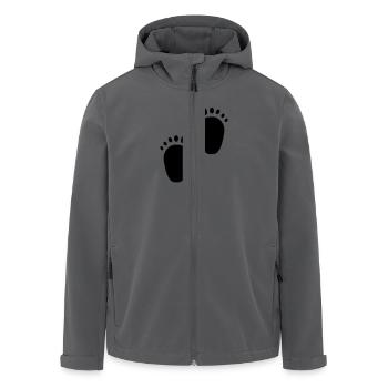 Babyfüße - Recycelte Männer Softshell-Jacke von Stanley/Stella - Anthrazit - Vorne - AI Model Male 185 light (185cm)