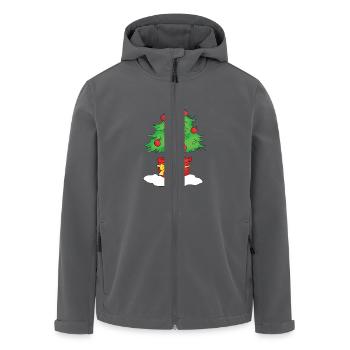 Christmas Tree - Recycelte Männer Softshell-Jacke von Stanley/Stella - Anthrazit - Vorne - AI Model Male 185 light (185cm)