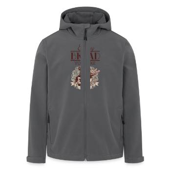 Every Bread you take - Recycelte Männer Softshell-Jacke von Stanley/Stella - Anthrazit - Vorne - AI Model Male 185 light (185cm)