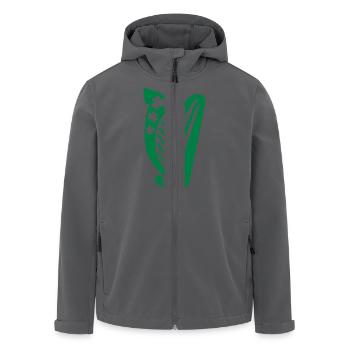 Irish Harfe - Recycelte Männer Softshell-Jacke von Stanley/Stella - Anthrazit - Vorne - AI Model Male 185 light (185cm)