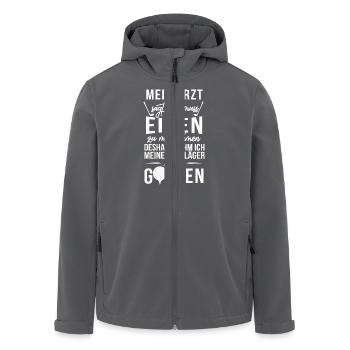 Golfen Golfer - Recycelte Männer Softshell-Jacke von Stanley/Stella - Anthrazit - Vorne - AI Model Male 185 light (185cm)