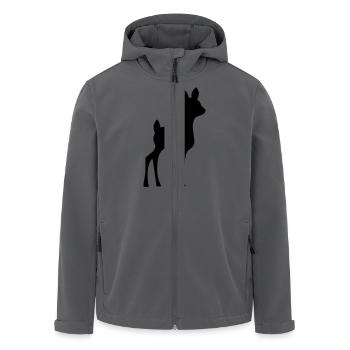 Rehkitz - Recycelte Männer Softshell-Jacke von Stanley/Stella - Anthrazit - Vorne - AI Model Male 185 light (185cm)