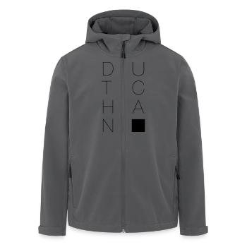 Deutschland - Recycelte Männer Softshell-Jacke von Stanley/Stella - Anthrazit - Vorne - AI Model Male 185 light (185cm)