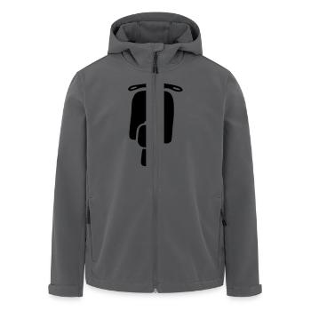mofa - Recycelte Männer Softshell-Jacke von Stanley/Stella - Anthrazit - Vorne - AI Model Male 185 light (185cm)