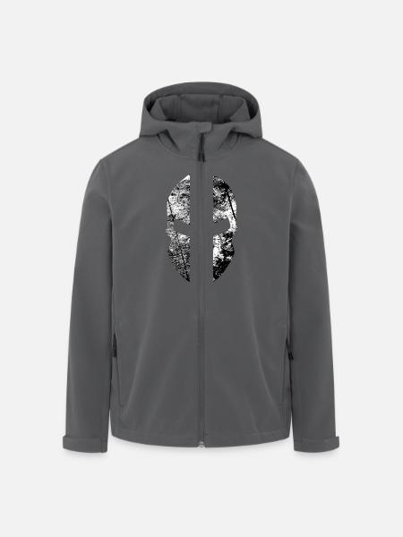 Spartaner Helm / Sparta - Recycelte Männer Softshell-Jacke von Stanley/Stella - Anthrazit