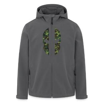 spartan helmet camouflage - Recycelte Männer Softshell-Jacke von Stanley/Stella - Anthrazit - Vorne - AI Model Male 185 light (185cm)