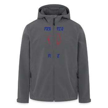 France Français Française French Frankreich - Recycelte Männer Softshell-Jacke von Stanley/Stella - Anthrazit - Vorne - AI Model Male 185 light (185cm)