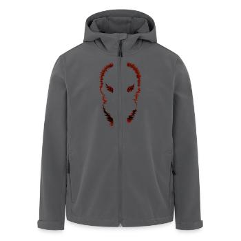 COOLE MASKE - Recycelte Männer Softshell-Jacke von Stanley/Stella - Anthrazit - Vorne - AI Model Male 185 light (185cm)