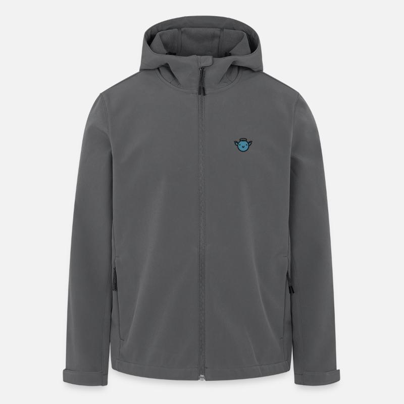Angel face - Recycelte Männer Softshell-Jacke von Stanley/Stella - Anthrazit