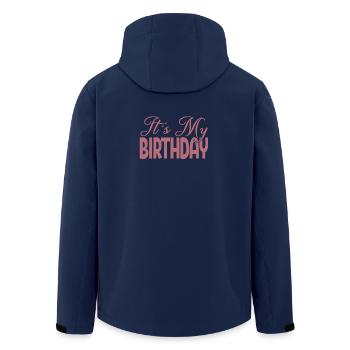 C’est mon anniversaire Cool Birthday Party Gift & Outfit - Veste softshell homme en polyester recyclé Stanley/Stella - marine - Dos - AI Model Male 185 light (185cm)