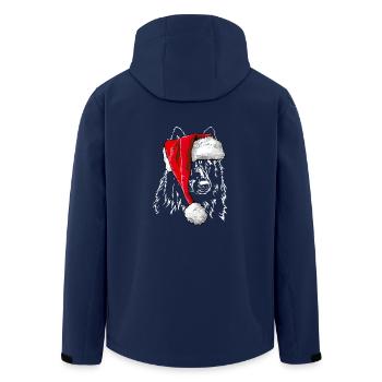 GROENENDAEL Noël casquette De Wilsign cadeau - Veste softshell homme en polyester recyclé Stanley/Stella - marine - Dos - AI Model Male 185 light (185cm)