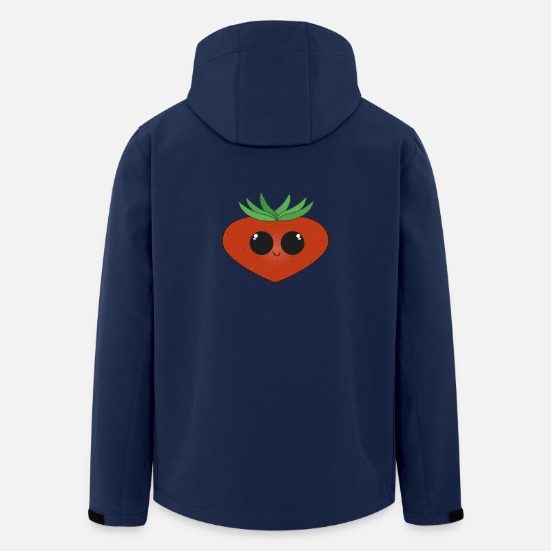 Erdbeere - Recycelte Männer Softshell-Jacke von Stanley/Stella - Navy