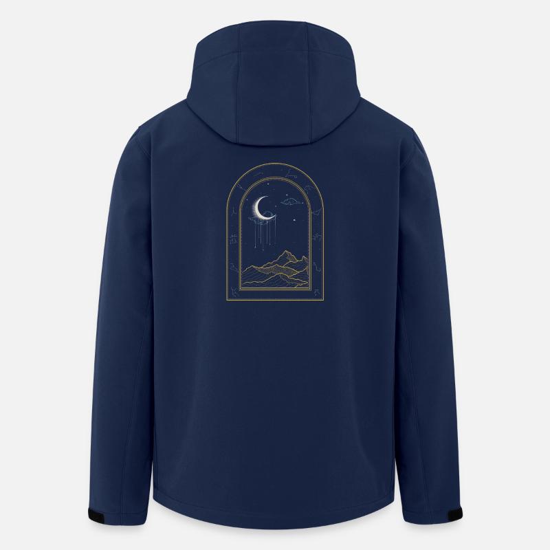 Beyond the Night Sky - Recycelte Männer Softshell-Jacke von Stanley/Stella - Navy