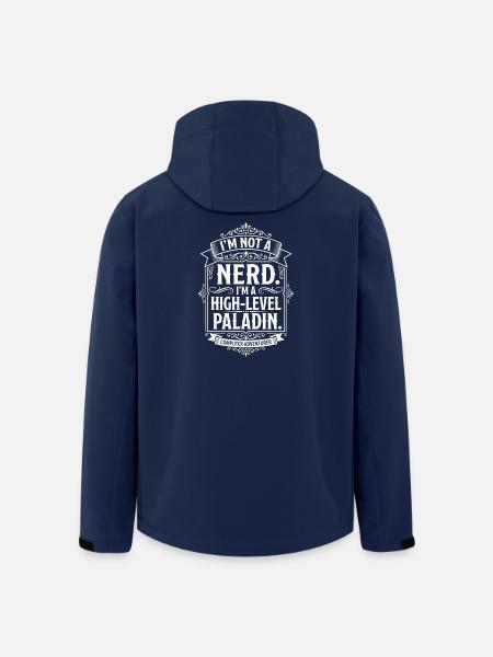 Not a Nerd, High-Level Paladin - Recycelte Männer Softshell-Jacke von Stanley/Stella - Navy