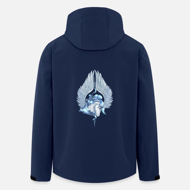 Pegasus 14 - Recycelte Männer Softshell-Jacke von Stanley/Stella - Navy