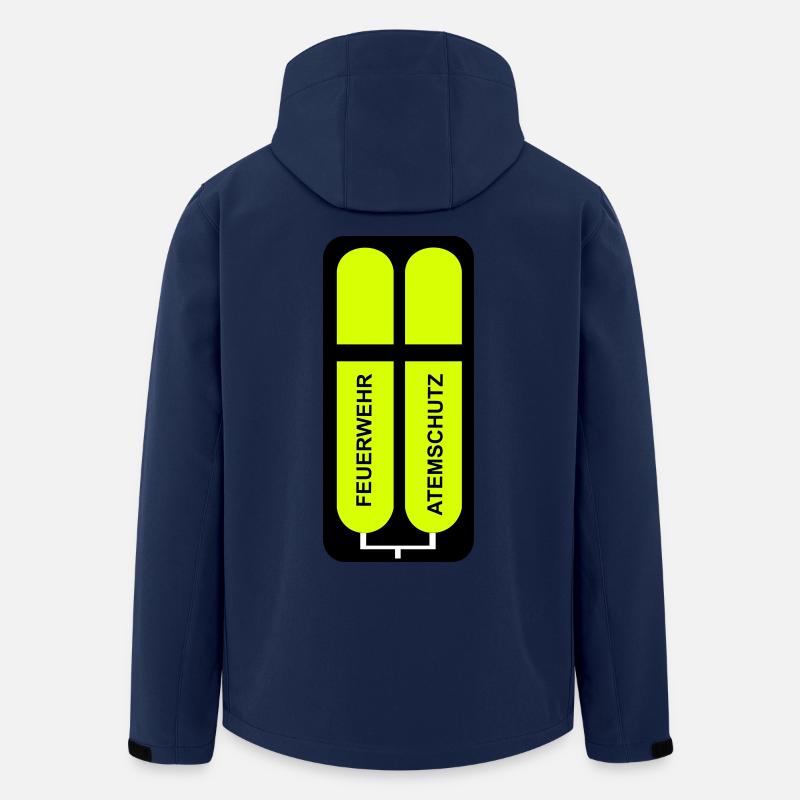 Atemschutz Geräteträger - PA - Recycelte Männer Softshell-Jacke von Stanley/Stella - Navy