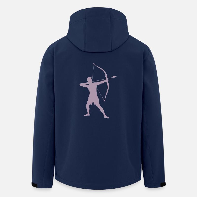 Archer Silhouette, Precise - Men’s Recycled Softshell Jacket by Stanley/Stella - navy