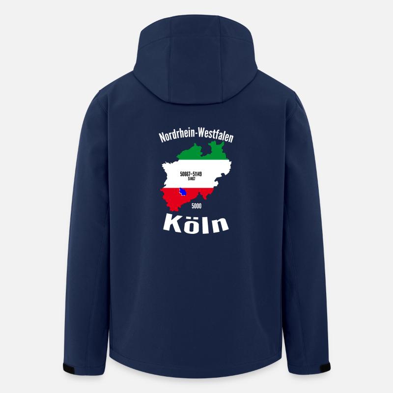 NRW Köln - Recycelte Männer Softshell-Jacke von Stanley/Stella - Navy