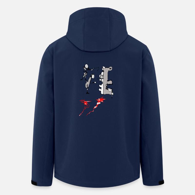 Affentanz - Recycelte Männer Softshell-Jacke von Stanley/Stella - Navy