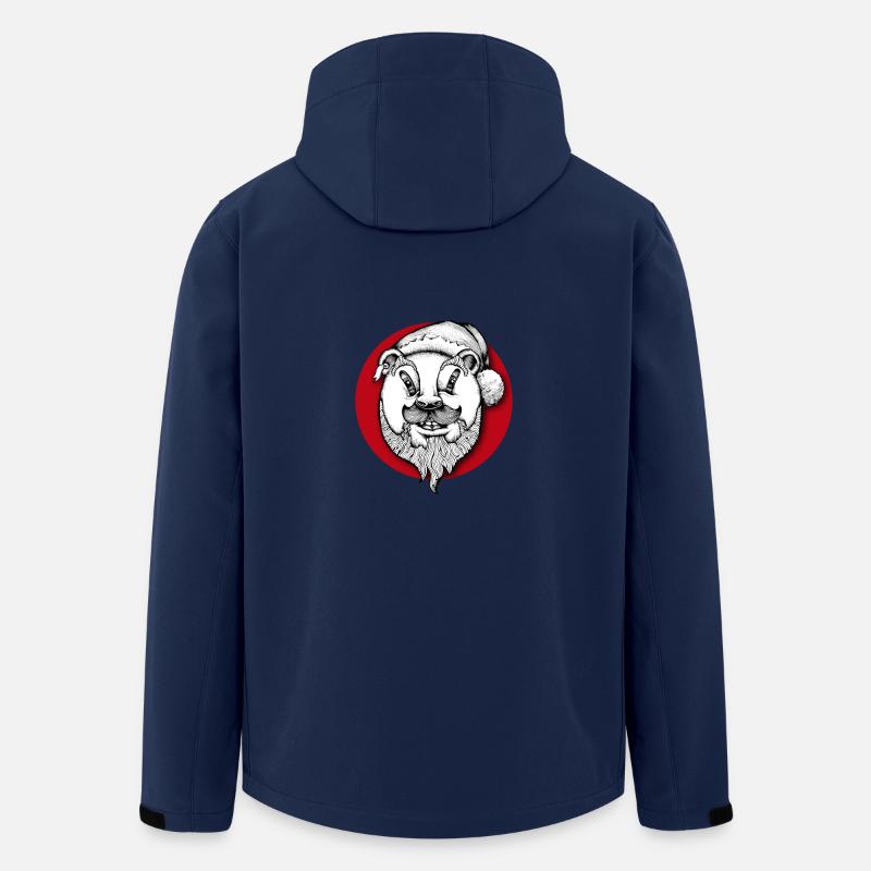 Happy Christmas Design - Recycelte Männer Softshell-Jacke von Stanley/Stella - Navy