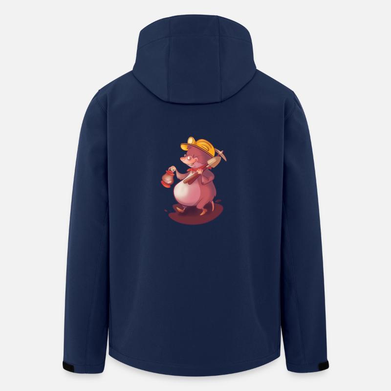 Mole underground - Men’s Recycled Softshell Jacket by Stanley/Stella - navy