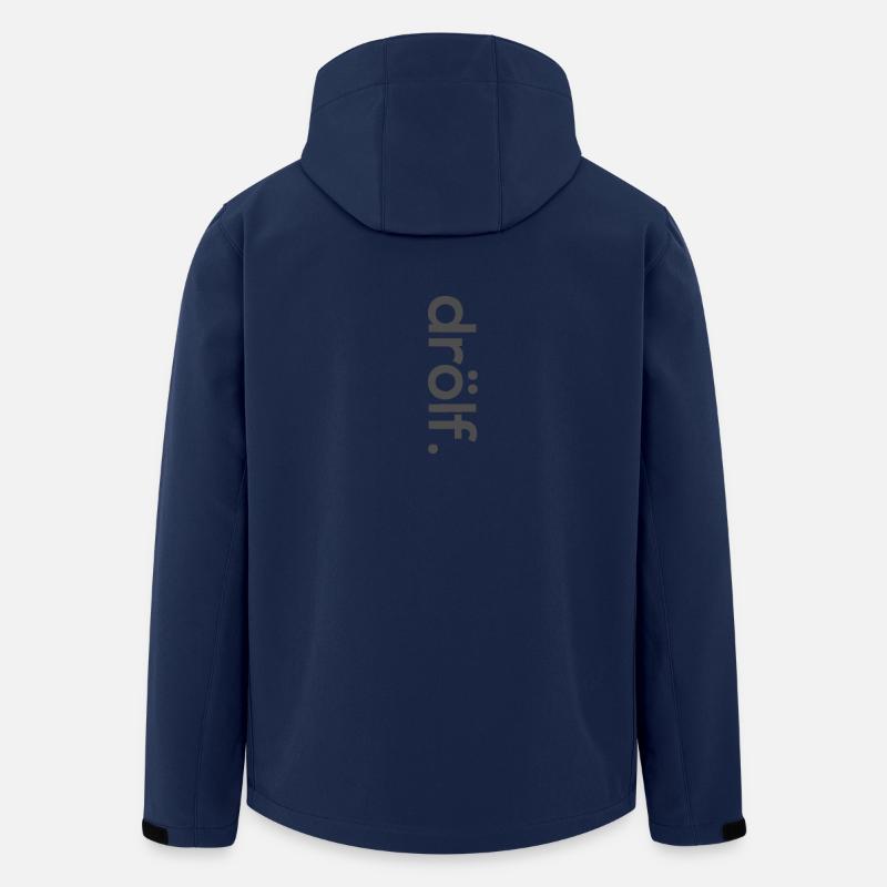 droelf. - Recycelte Männer Softshell-Jacke von Stanley/Stella - Navy