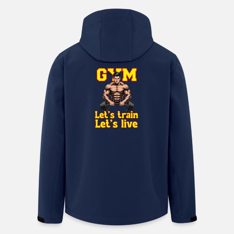 Lets_train - Veste softshell homme en polyester recyclé Discoverer Stanley/Stella - marine