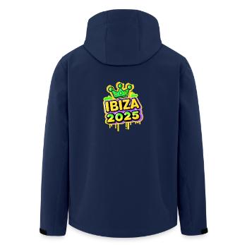 Ibiza 2025 - Men’s Recycled Softshell Jacket by Stanley/Stella - navy - Back - AI Model Male 185 light (185cm)