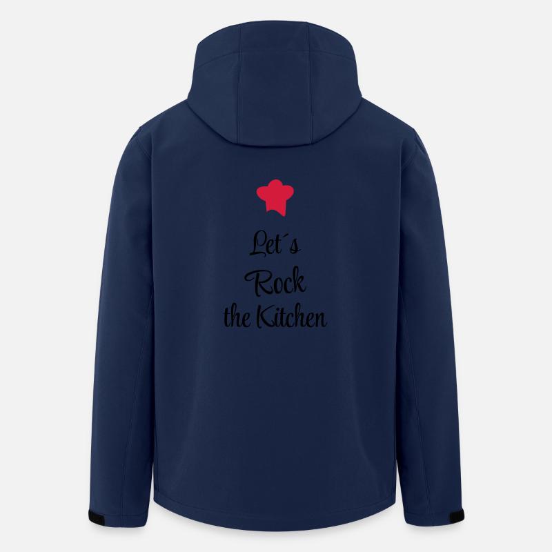Koch - Recycelte Männer Softshell-Jacke von Stanley/Stella - Navy
