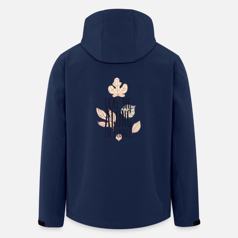 Leaf me alone im Bushed - Men’s Recycled Softshell Jacket by Stanley/Stella - navy