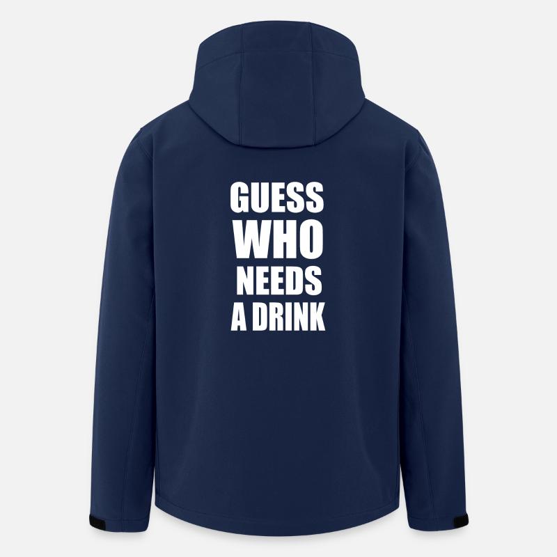 Getränke - Recycelte Männer Softshell-Jacke von Stanley/Stella - Navy