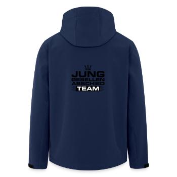 L’équipe de l’enterrement de vie - Veste softshell homme en polyester recyclé Stanley/Stella - marine - Dos - AI Model Male 185 light (185cm)