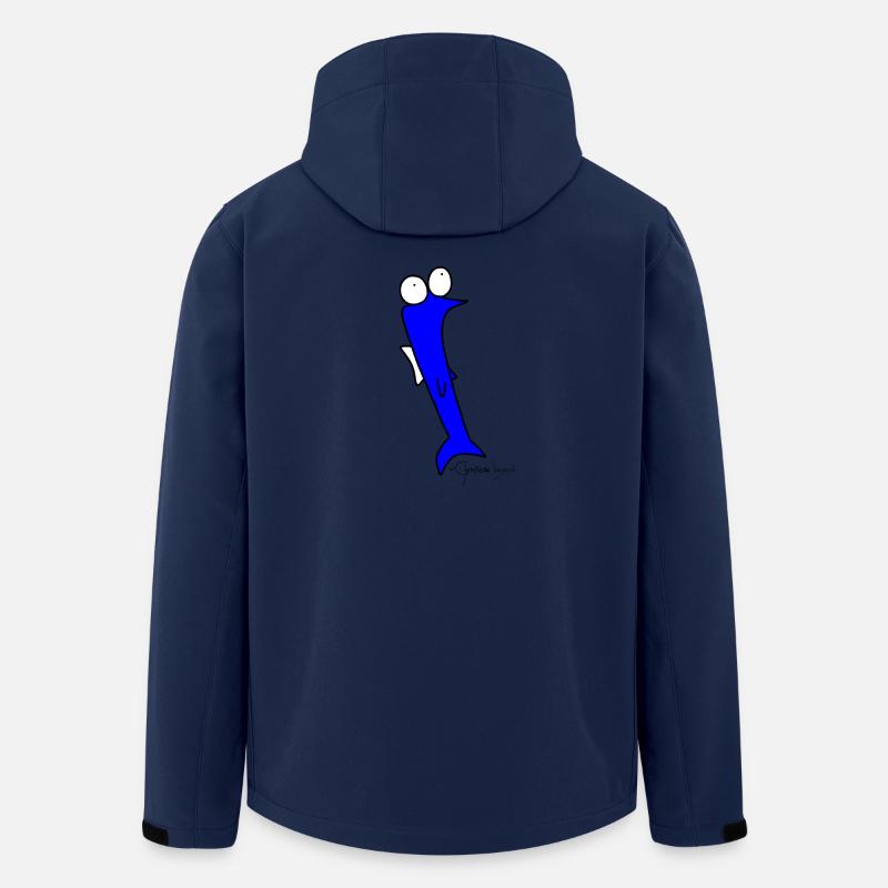 Plötzfisch - Piscis Rutilus - Recycelte Männer Softshell-Jacke von Stanley/Stella - Navy