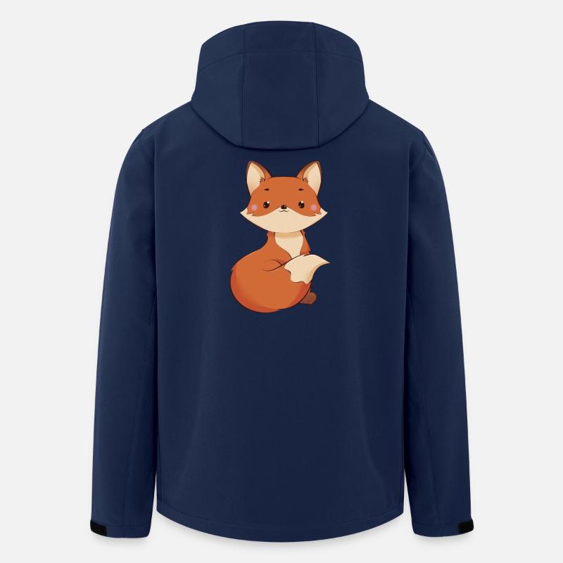 Fuchs - Recycelte Männer Softshell-Jacke von Stanley/Stella - Navy