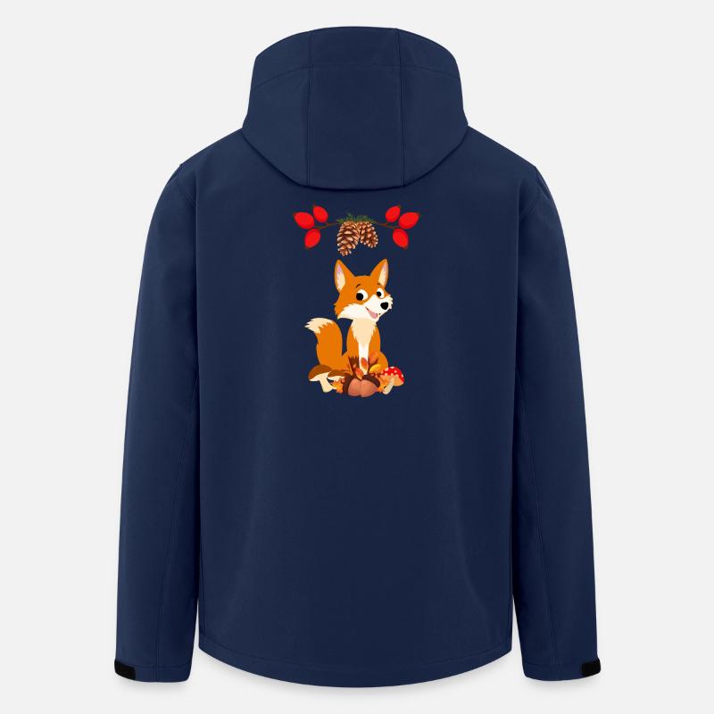 Fuchs  - Recycelte Männer Softshell-Jacke von Stanley/Stella - Navy