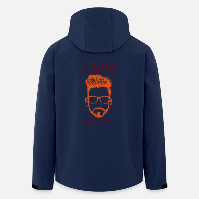 DADDY - since 2019! - Recycelte Männer Softshell-Jacke von Stanley/Stella - Navy